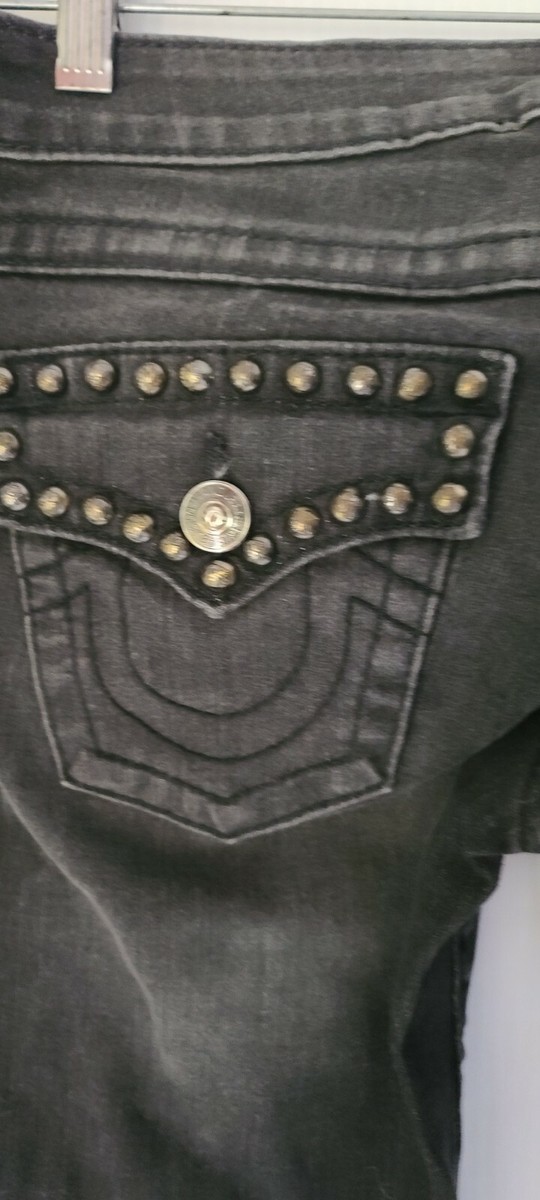True Religion Studded Pocket Denim Jeans @60 size 28 skinny True Religion Studded Pocket Denim Jeans @60 size 28 skinny