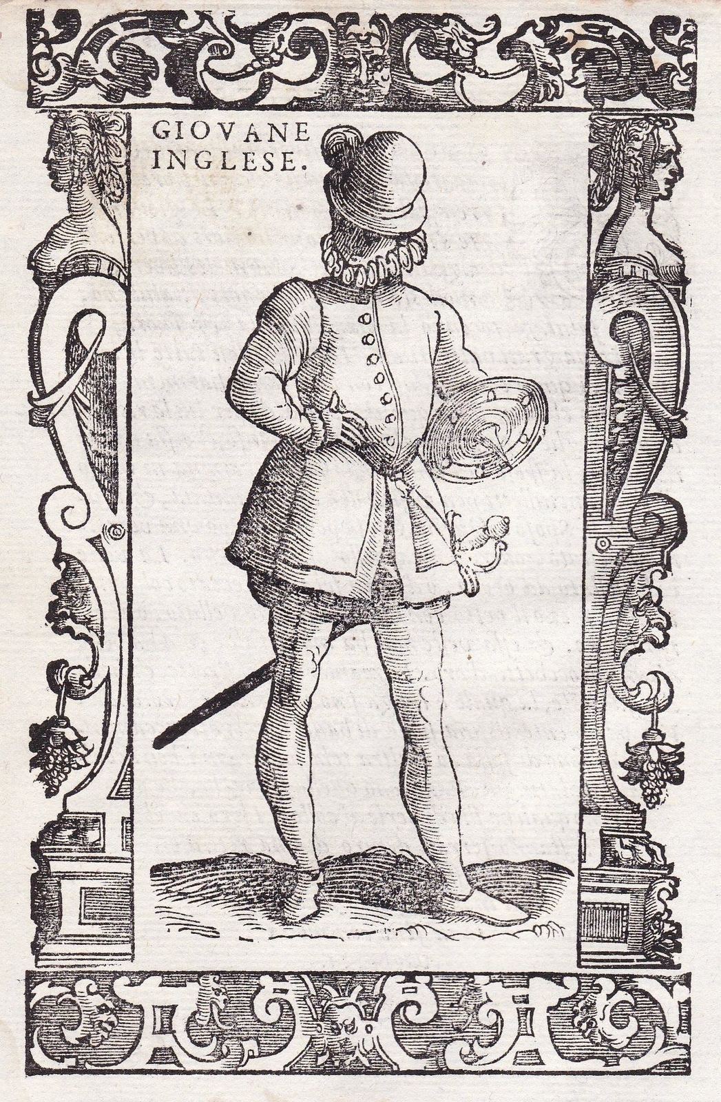 Disfraz De Hombre Niño De Inglaterra Gran Bretaña Vecellio 1590