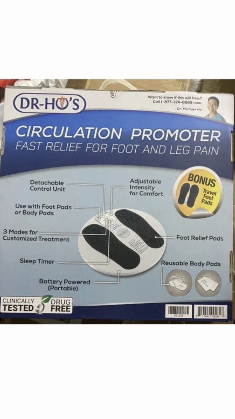 DR-HO'S Circulation Promoter TENS Machine EMS and AMP for leg and foot pain  810890001946