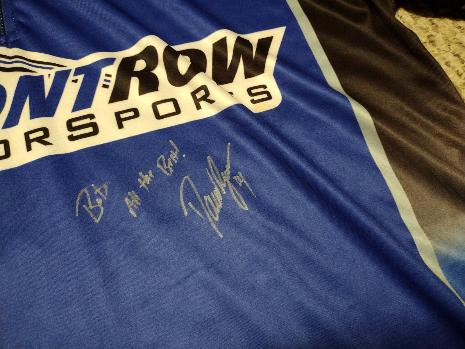 Camicia firmata PRIMA FILA MOTORSPORT Racing Nascar Pit Crew XL FORD LOVES PEPPER