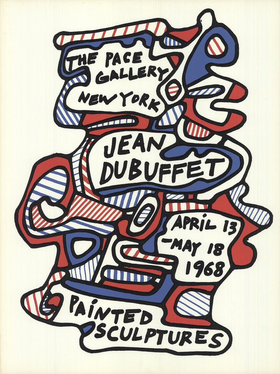 JEAN DUBUFFET Painted Sculptures 24.75