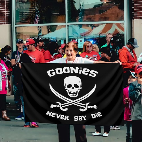 Goonies Never Say Die Flag Pirate Flags 3x5 Ft Outdoor Funny American Pirates... - Picture 7 of 7
