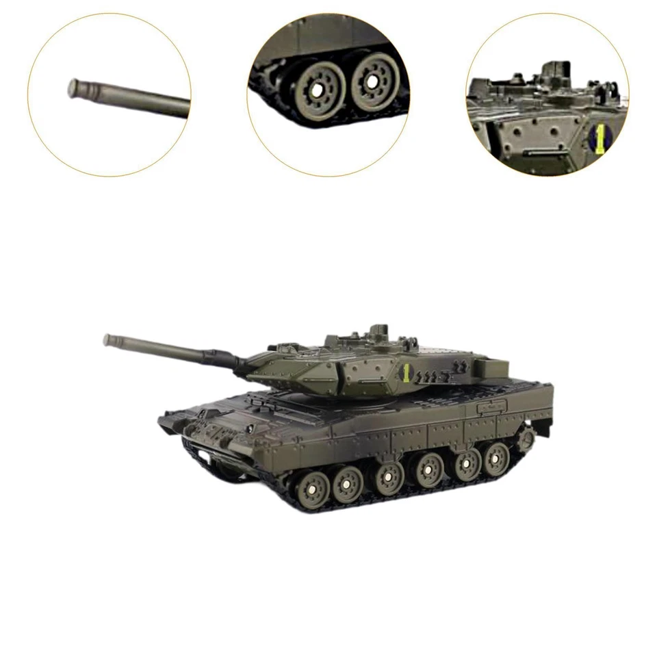 Giocattolo per Carro Armato Corazzato in Lega Pressofusa in Scala 1/48 per - Immagine 3 di 4