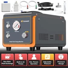 FOXWELL RT1000 Brake Fluid Bleeder Kit: Vacuum & Pressure Tool for Easy Exchange
