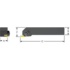 ULTRA-DEX USA 974-000-309 Indexable Profiling End Mill, 25.00mm, PHC