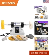 Professional Jewelry Polishing Machine - 320W Bench Grinder with Buffing Wheels