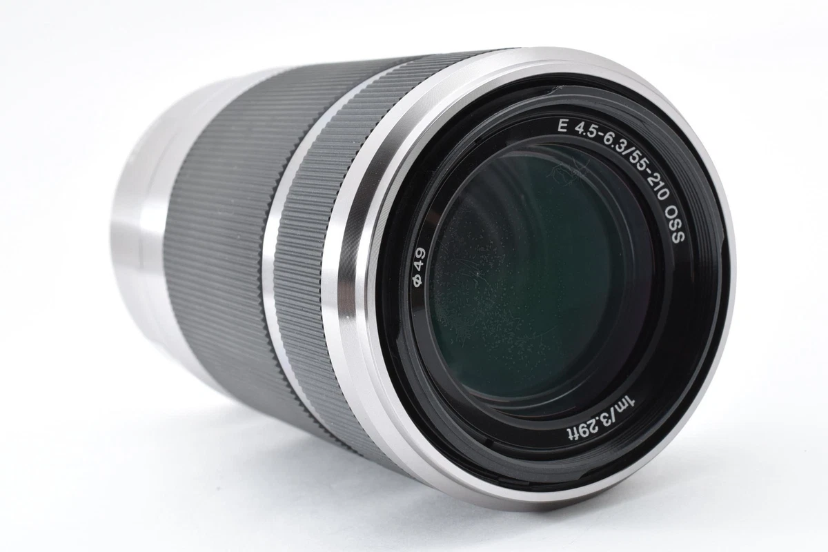 ¡Lente OSS Sony Sel55210 55-210 mm F/4,5-6,3 para montura E [tal cual] de...