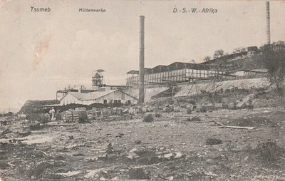 DSWA AK Tsumeb Hüttenwerke, ungelaufen, Ecke leicht rund. ca. 1908 - Bild 1 von 2