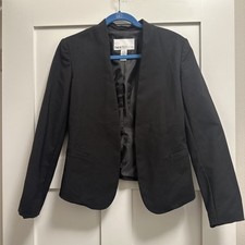 Bar III Black Open Blazer Jacket Size Small