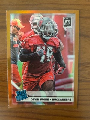 2019 Optic Orange Rookie Devin White Buccaneers #192 HOLO