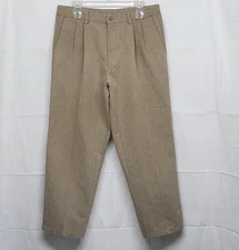 Vintage Dockers Mens Pants 34x30 ( Fit  34 X 29 ) Individual Fit Chino Pleated