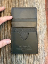 FILSON Bifold CARD CASE WALLET in Brown Leather  11070421 MADE IN USA
