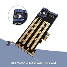 M.2 NVME SSD To PCIe 4.0 X1 Adapter Card for Desktop PC 2230 2242 2260 2280 SSD