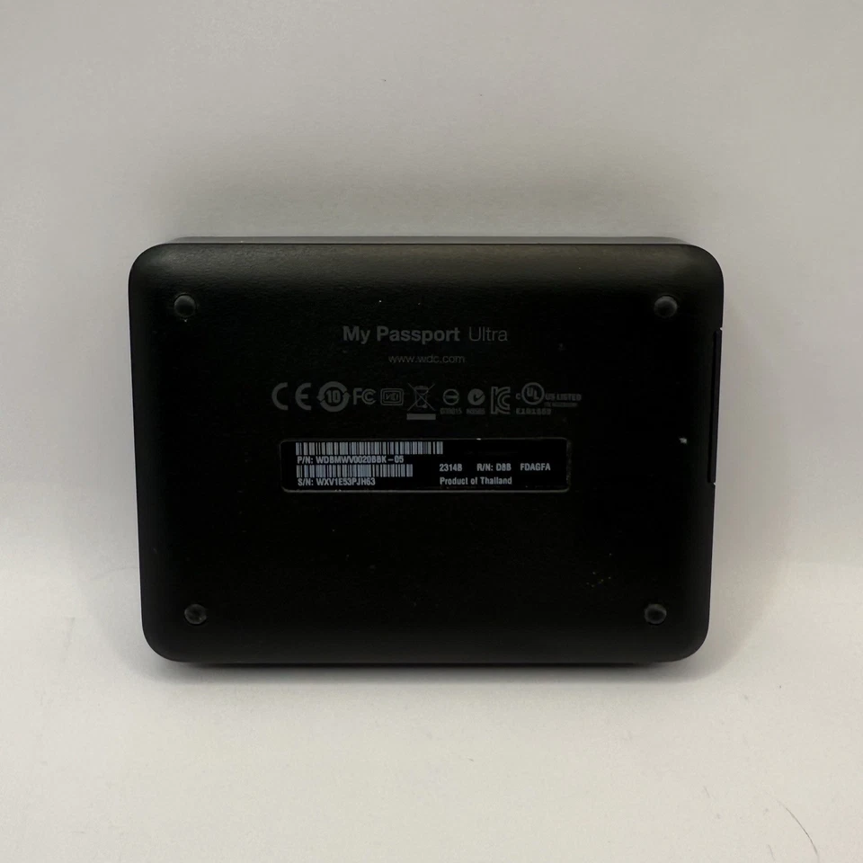 Western Digital My Passport Ultra WDBMWV0020BBK-05 2TB External HD With Cable - Image 3 of 4