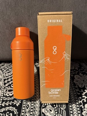 Ozeanflasche - Recycelte Edelstahlflasche SUN ORANGE