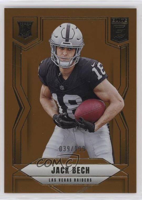 2025 Panini Donruss Elite Rookies Orange 39/199 Jack Bech #177 6va