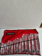 Proto JSCRT-14S 14-Piece  Combination Non-Reversible Ratcheting Wrench Set-12 PT