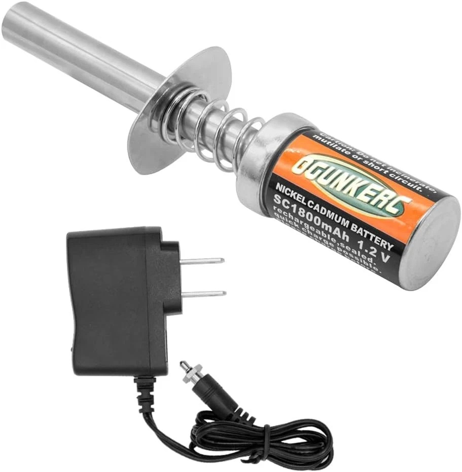 Durable Nitro Glow Plug Igniter with Charger - Perfect for RC Models 1/8 & 1/10 - Image 3 of 4