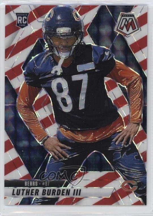 2025 Panini Mosaic Rookies Red & White Stripe Prizm Luther Burden III #383 0d95