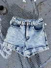 Vintage American Apparel Acid Wash Denim Shorts High Waisted Indie Grunge 25 — photo 3