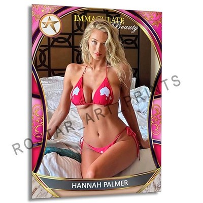 HANNAH PALMER Model Influencer Beauty GOF Rostar CUSTOM Limited SP Card HPR1