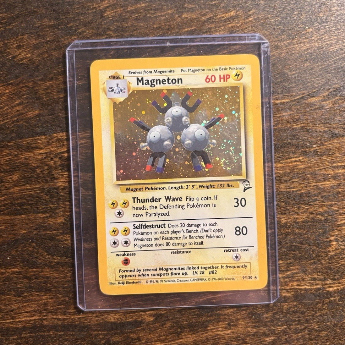 Wizards of the Coast Pokémon TCG Magneton 9/130 Fossil Holo Rare English 2000