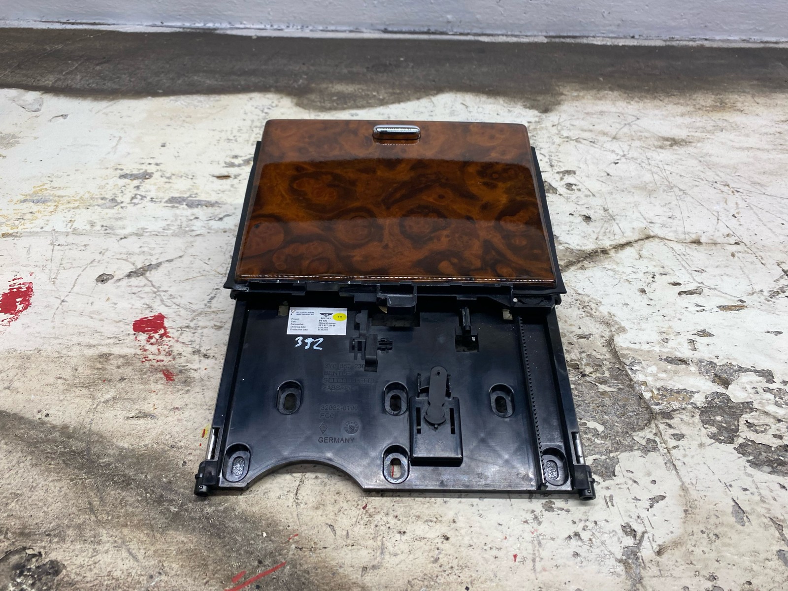 2010-2020 BENTLEY MULSANNE OEM FRONT CENTER CONSOLE STORAGE SLIDING TRAY PANEL