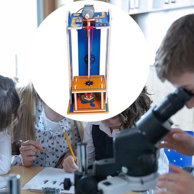 Zum Selbermachen Elektrische Aufzüge Aufzug Modell Vorbau Projekt Handwerk Glatt 3D Puzzles für