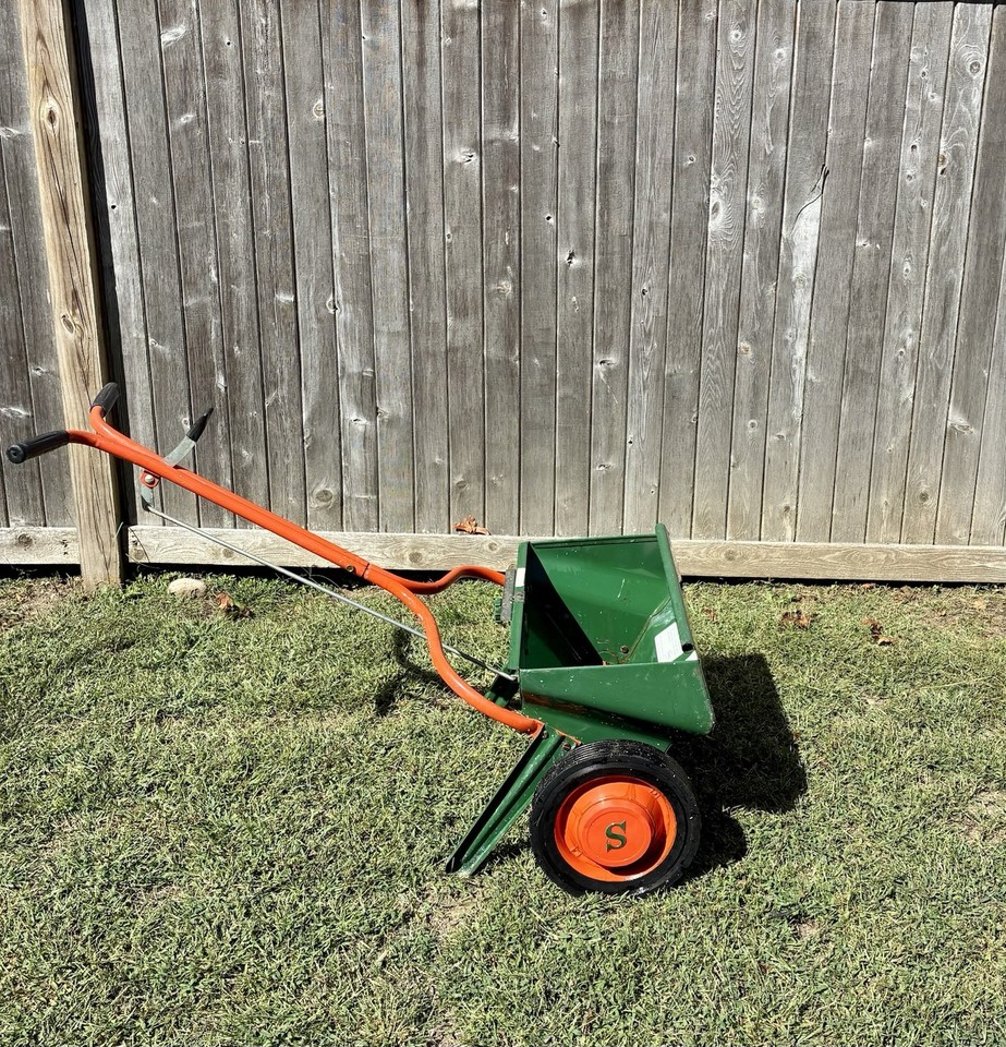 Vintage Scott Seed Fertilizer Drop Spreader 35-3 Works | eBay