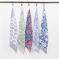 The Everyday Bandana Pack 5 Multicolor Cotton Pieces for All Occasions Seasons