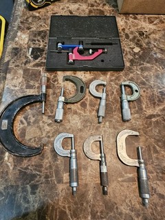 MACHINIST TOOLS LOT Micrometers Anytime Brown & Sharpe Lufkin Mitutoyo National