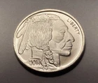 2011  American Buffalo Silver Dollar - 1 Ounce of .999 Pure Silver - Nice!