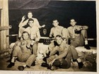 GAY WWII Soldiers Photo of 6 Men Very Chummy! Drinking — photo 3