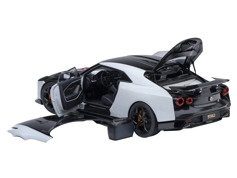 Nissan GT-R50 By ItalDesign Black and White Metallic 1/18 Model Car by Autoart - Image 2 of 4