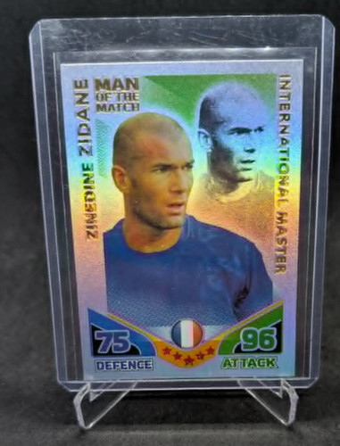 2010 Topps Match Attax  World Cup Man of the Match Parallel Zinedine Zidane