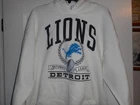 Detroit Lions NFL Team Apperal Hoodie Sweatshirt Size L NEW W/Tags