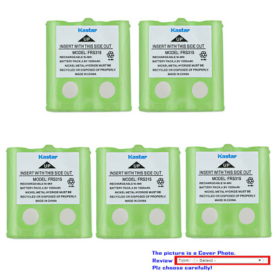 Kastar Battery for Cobra FRS235 FRS250 FRS300 FRS305 FRS307 FRS310 wx FRS310