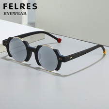 New Round Tinted Reading Glasses Men Women Fashion Outdoor Shade Sunglasses