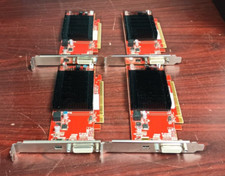 LOT OF 4 VisionTek Radeon 6350 1GB DSM LOW PROFILE DVI/MiniDP 6350DSMS1GPC 95
