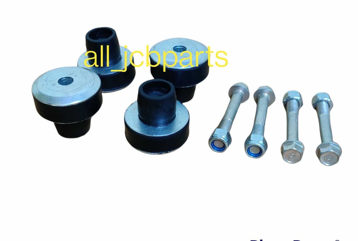 Kit De 4 Supports Moteur Pour JCB 3C 3CX 3D - Référence 123/03138 - Neuf D'origine Inde