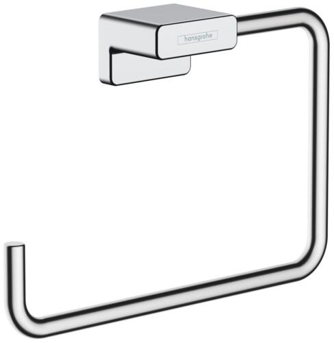 Hansgrohe 41754 AddStoris 7-7/16" Wall Mounted Towel Ring - Chrome - Picture 1 of 3