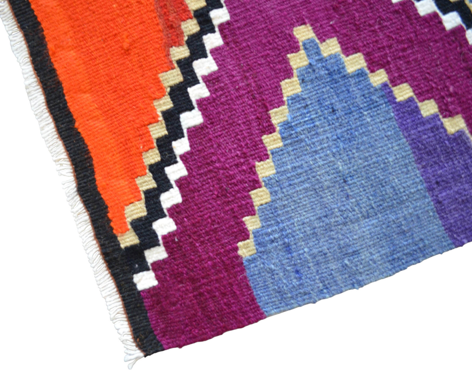 Turkish Rug Extra Long Runner, Vintage Rug, Handmade Wool Kilim Rug 2'7" x 14'4"