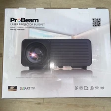 8K Probeam Laser Projector BU53PST and Titan Digital Projector Self Lock Screen