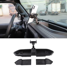 Car Dash Panel Storage Box Tray Mount Phone Holder for Jeep Wrangler JL 2018+ JT
