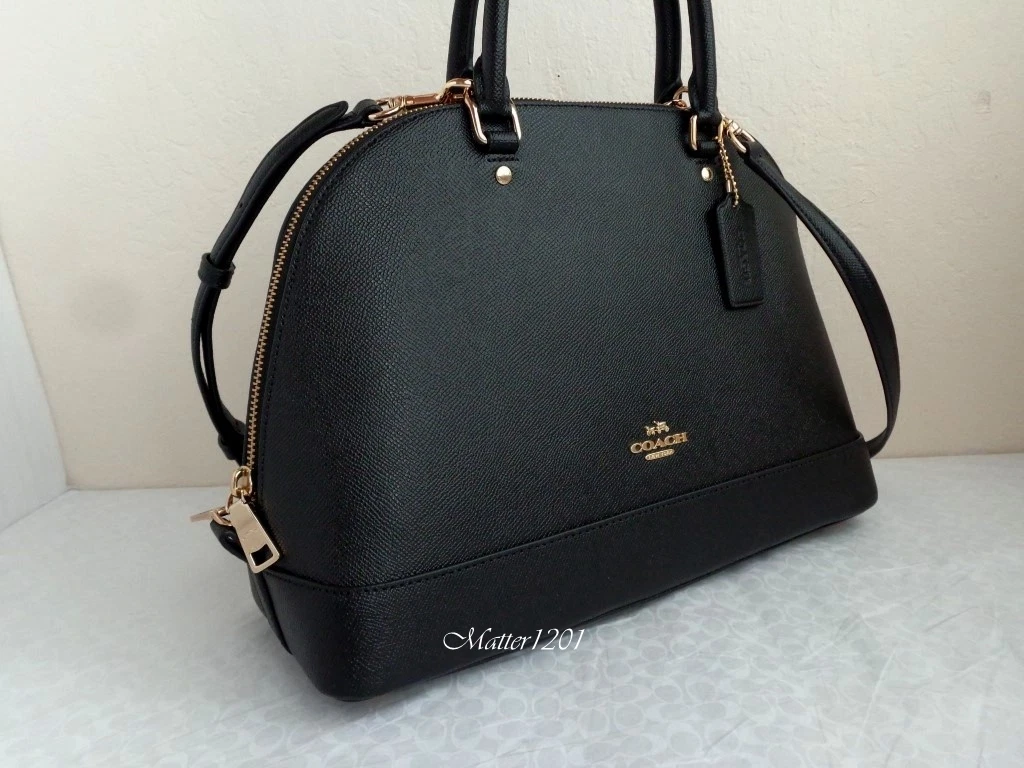 Coach+F27591+Mini+Sierra+Satchel+-+Black%2FLight+Gold for sale online