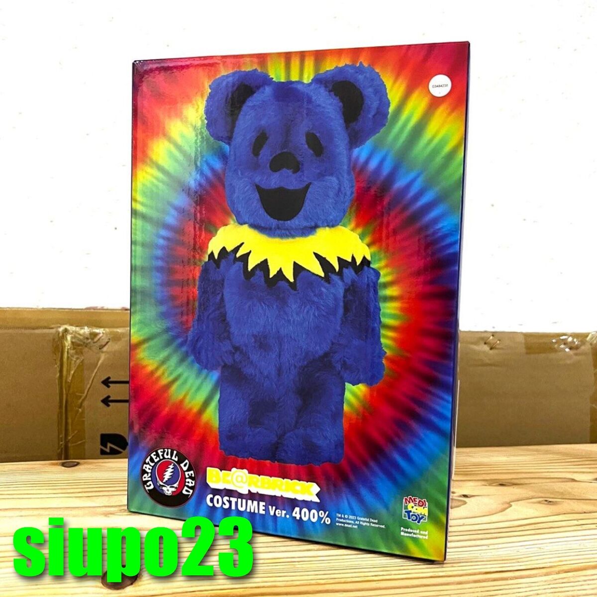 Medicom 400% Bearbrick ~ Grateful Dead DANCING BEARS Be Medicom 400% Bearbrick ~ Grateful Dead DANCING BEARS Be