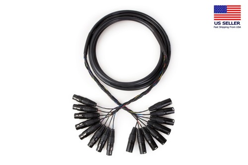 Canare MR202-8AT 8 Channel Balanced Studio Snake Cable, HIFI XLR Male to Female. - Picture 2 of 4