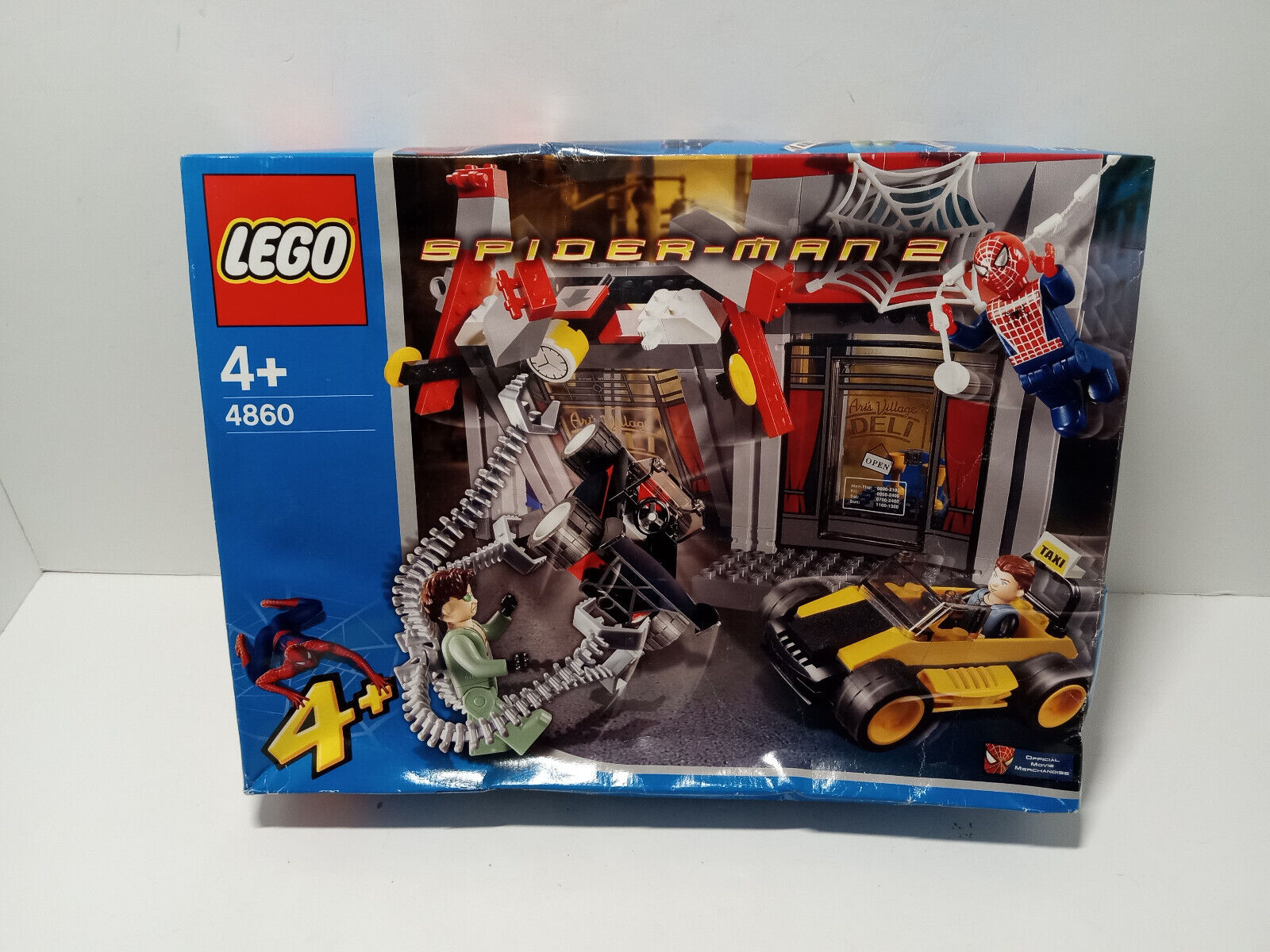 NEW LEGO  4860 Spider-Man 2 Cafe Attack 2004 set ** DAMAGED BOX **