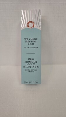FIRST AID BEAUTY 10% VITAMIN C BRIGHTENING SERUM 1.7 OZ *NEW IN BOX* FULL SIZE