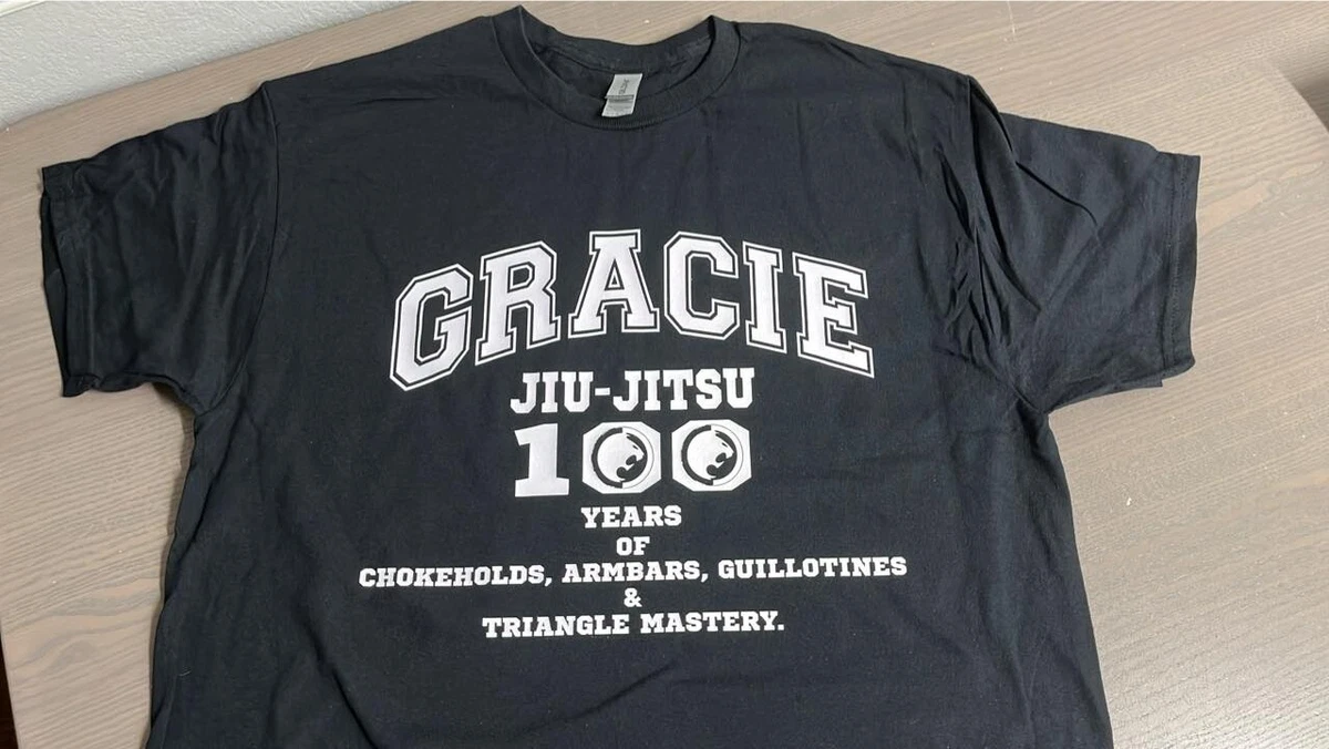 Maglietta Jiu Jitsu Brasiliano Gracie University – MMA – Palestra – Cotone, Vario Colori - 2